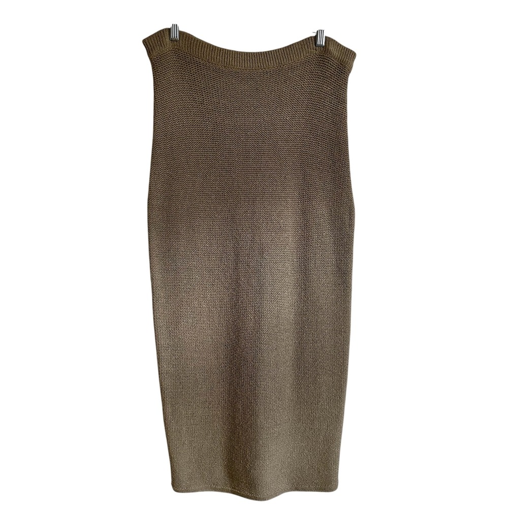 J. Peterman size L knit skirt- khaki colored